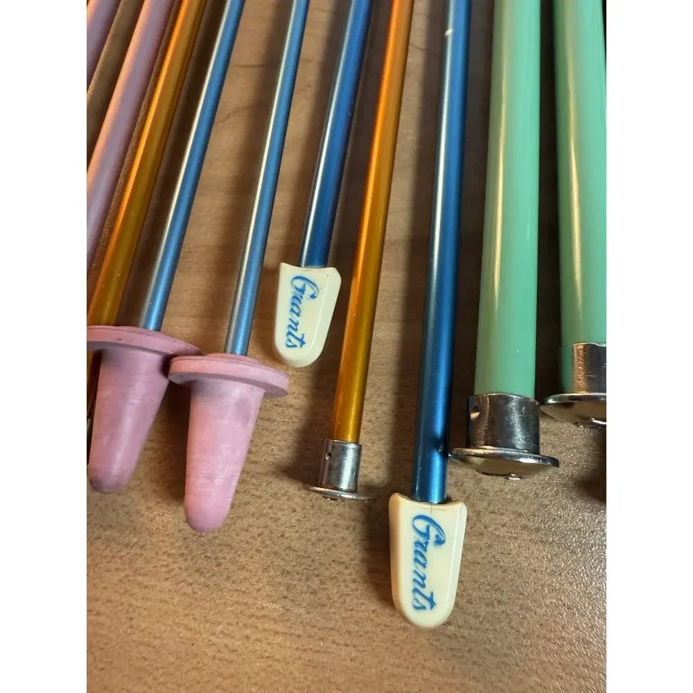 Bundle Of Various Sizes Standard Knitting Needles 10+ Pcs